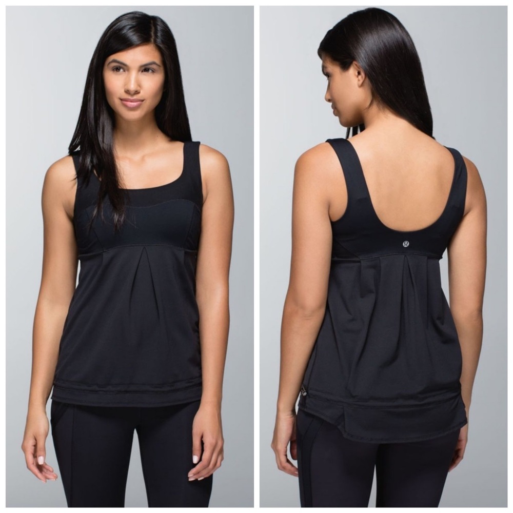 Lululemon Elevate Tank black size 10